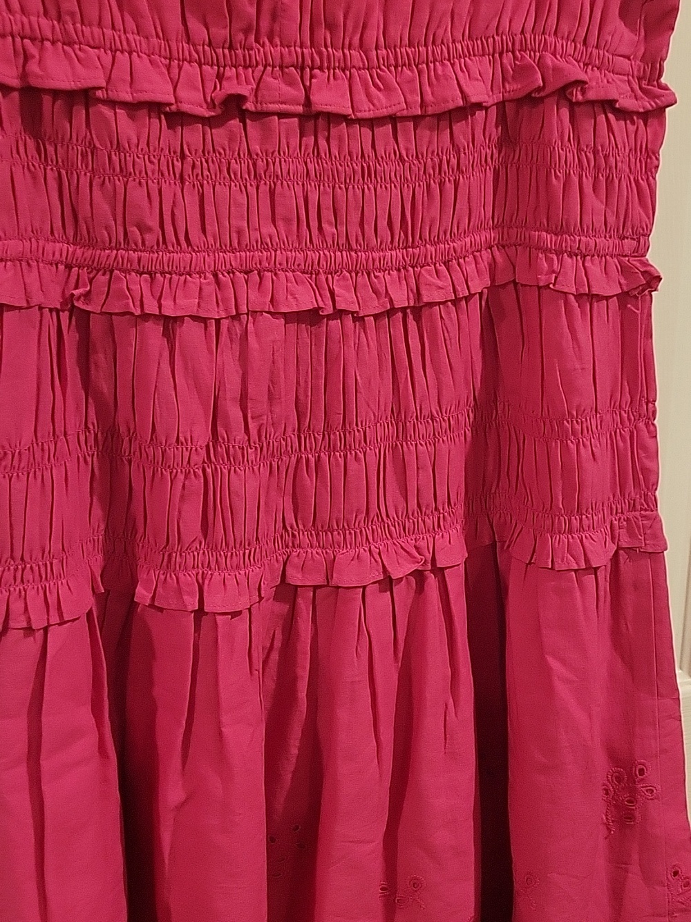 Womens ELIZA J Fuchsia Ruffle Sleeve Dress - Picture 10 of 13